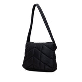 Quilted Econyl Nylon Lou Puffer Messenger Bag